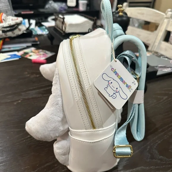 Loungefly Sanrio Cinnamoroll Backpack - White and Pink - Picture 2 of 5